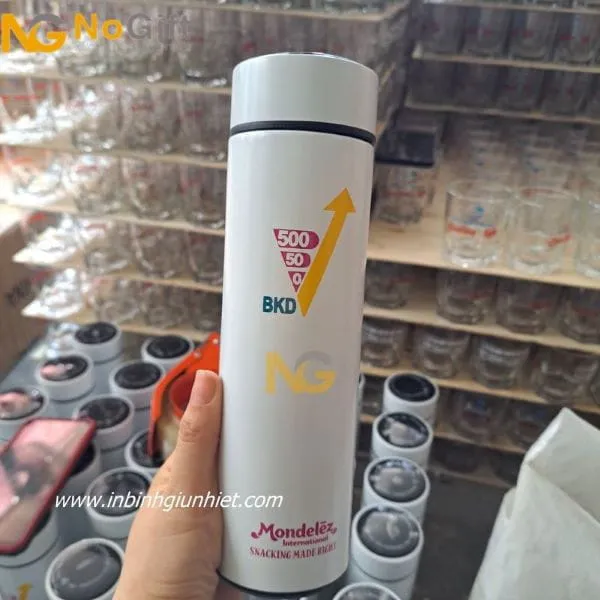 Bình giữ nhiệt in logo Mondelez International 450ml