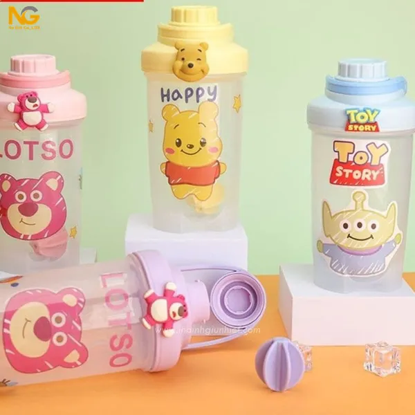 Bình nhựa đựng nước Gấu Lotso Pooh