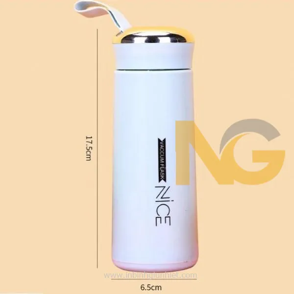 Bình nước nhựa lõi thủy tinh 400ml