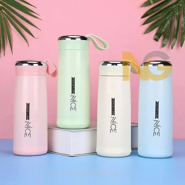 Bình nước nhựa lõi thủy tinh 400ml