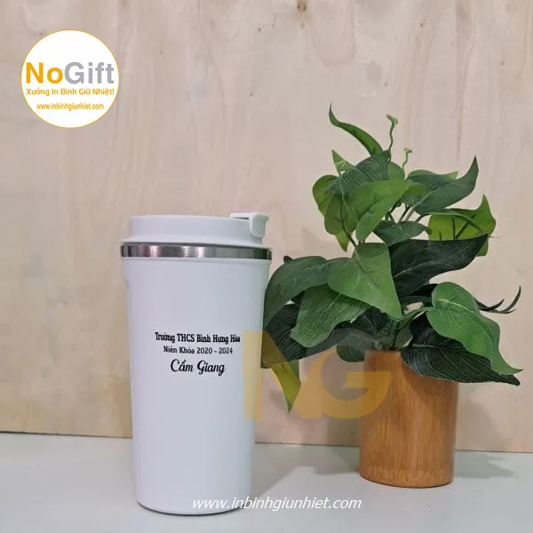 Ly Giữ Nhiệt In Tên Trường Học 510ml 