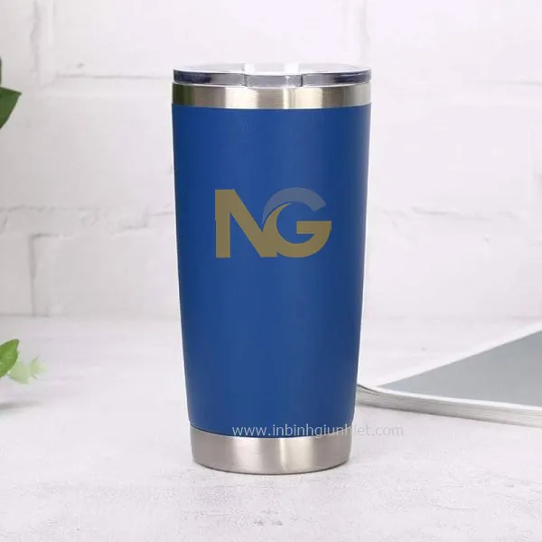 Ly giữ nhiệt 600ml in logo