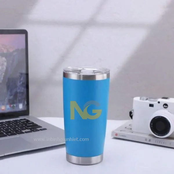 Ly giữ nhiệt 600ml in logo