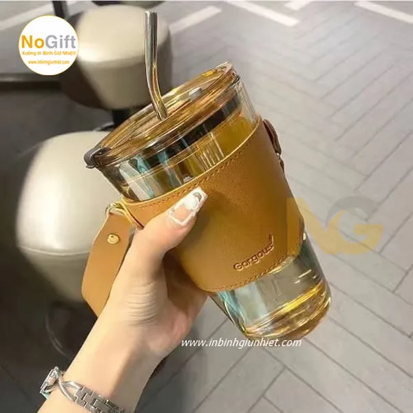 Ly thủy tinh giữ nhiệt 450ml Loại Cao