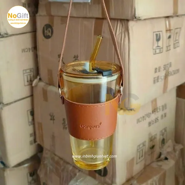 Ly thủy tinh giữ nhiệt 450ml Loại Cao