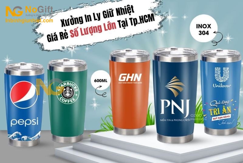 Xưởng khắc tên ly giữ nhiệt giá rẻ TPHCM theo yêu cầu