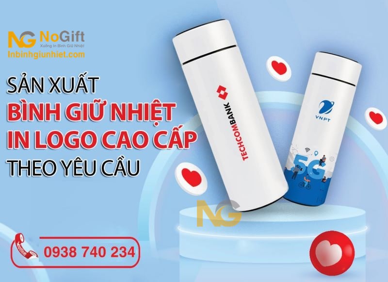 Xưởng sản xuất bình giữ nhiệt in logo Xưởng sản xuất bình giữ nhiệt in logo