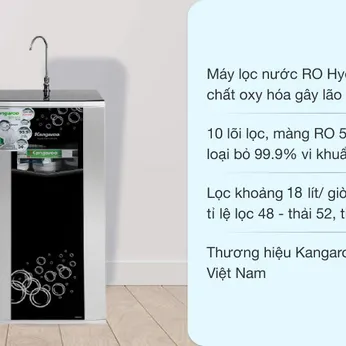 Máy lọc nước R.O Hydrogen Kangaroo KG10G5VTU 10 lõi