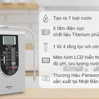 Máy điện giải Ion kiềm Panasonic TK-AS66