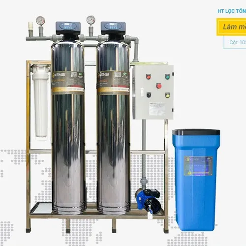 HỆ THỐNG LỌC NƯỚC TỔNG GIA ĐÌNH 2 CỘT COMPOSITE VAN TỰ ĐỘNG 1000LH