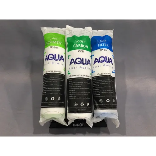 Bộ 3 lõi lọc thô Aqua 123