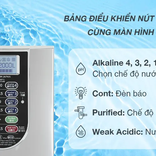Máy điện giải Ion kiềm Panasonic TK-AS66