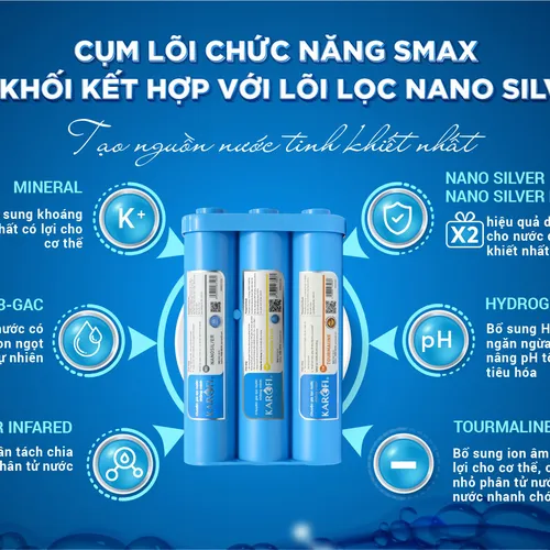 Máy lọc nước Karofi KAD D66