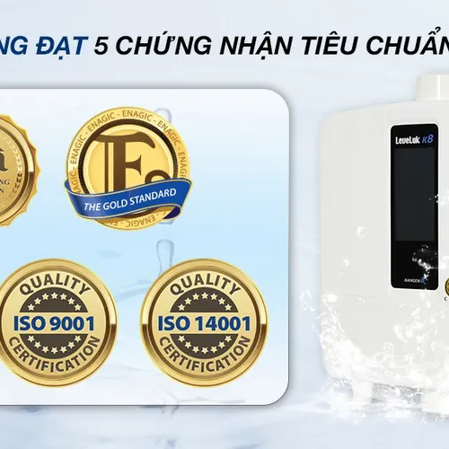 Máy điện giải Ion kiềm Kangen LeveLuk® K8