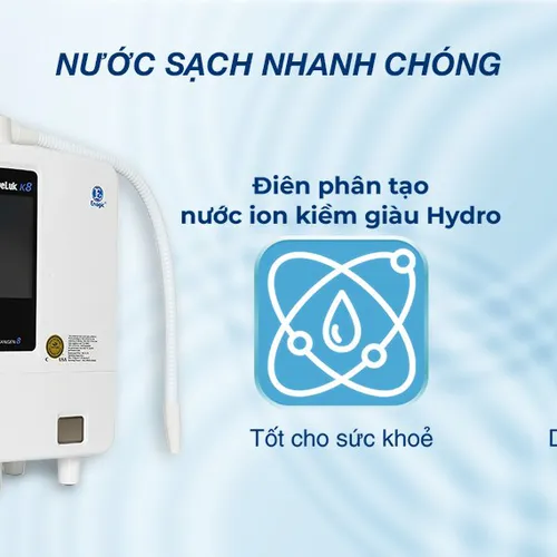Máy điện giải Ion kiềm Kangen LeveLuk® K8