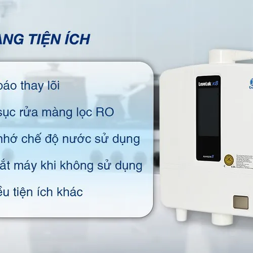 Máy điện giải Ion kiềm Kangen LeveLuk® K8