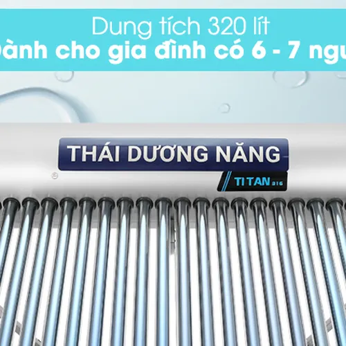 Bình nước nóng năng lượng mặt trời Bình Minh 320 lít