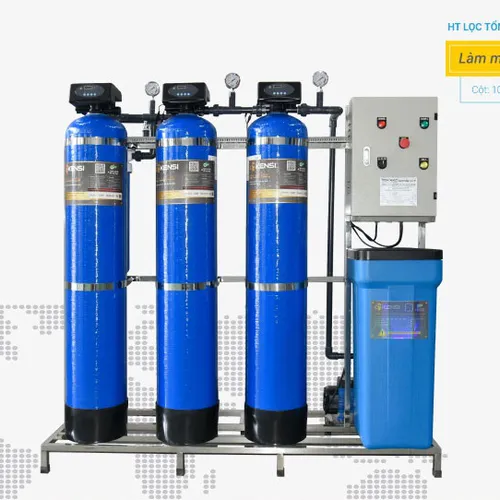 HỆ THỐNG LỌC NƯỚC TỔNG GIA ĐÌNH 3 CỘT COMPOSITE VAN TỰ ĐỘNG 1000LH