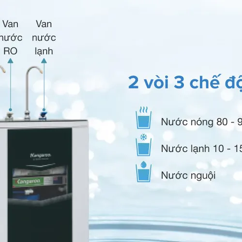 Máy lọc nước RO nóng nguội lạnh Kangaroo KG10A3 10 lõi