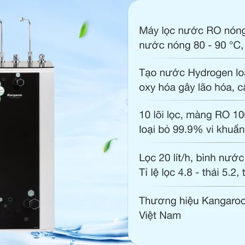 Máy lọc nước RO Kangaroo KG10A4 VTU 10 lõi
