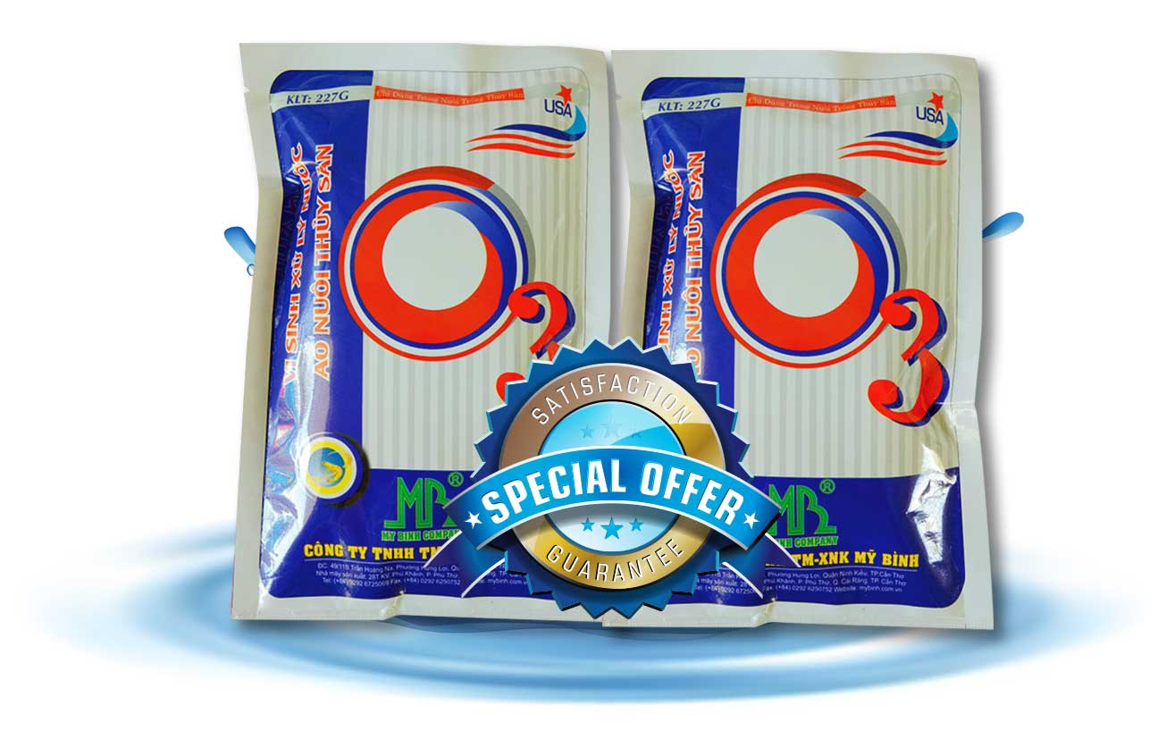 men vi sinh cắt tảo xanh, gây màu trà, xử lý khí độc ao nuôi tôm