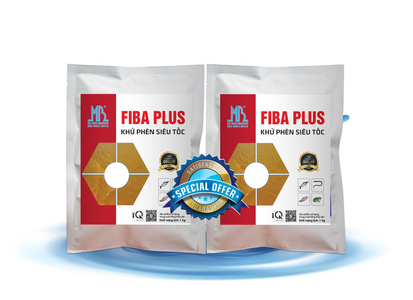 FIBA PLUS - Khử phèn siêu tốc cho ao nuôi cá
