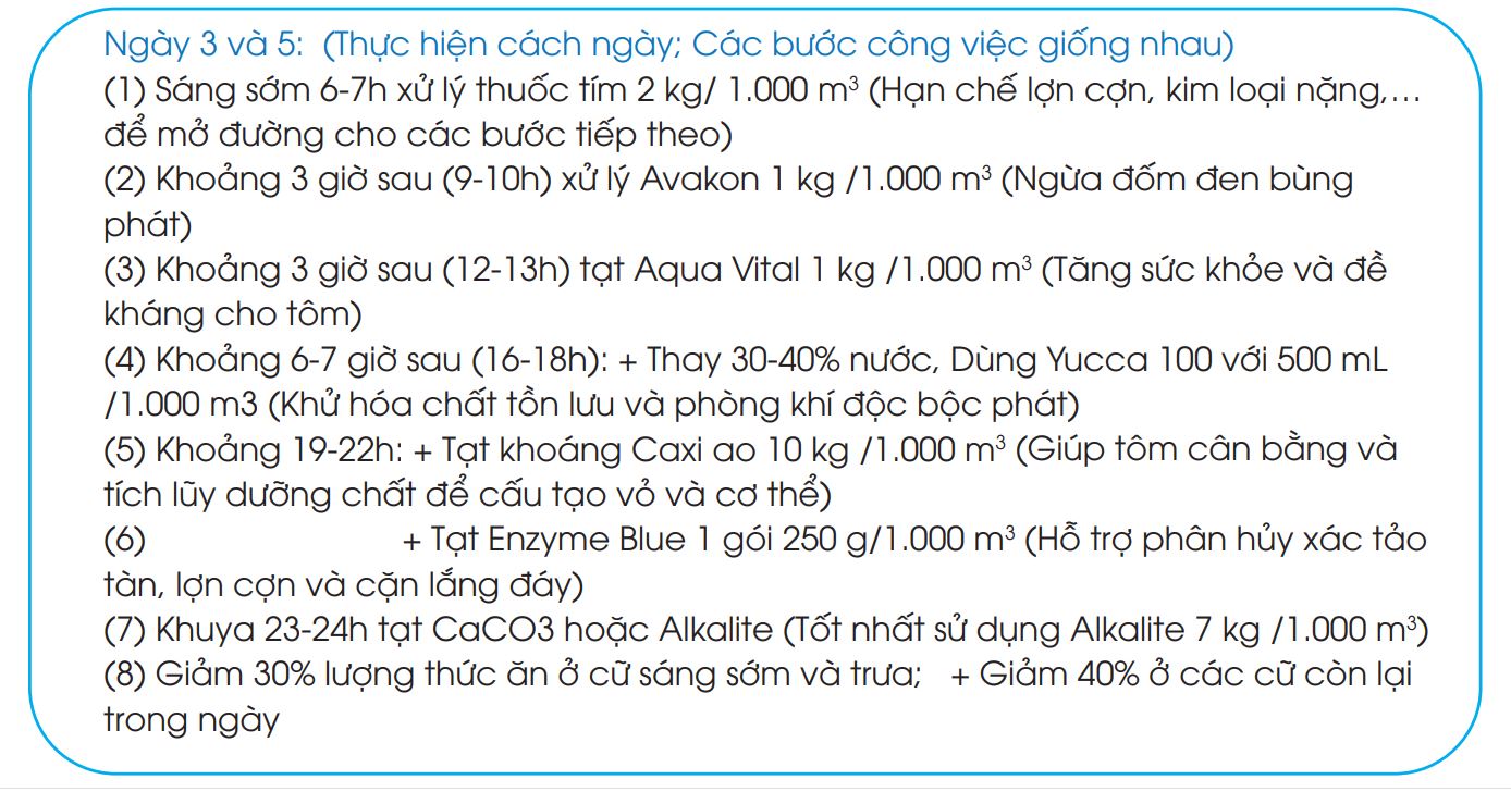 giải pháp xử lý bệnh đốm đen trên tôm thẻ chân trắng
