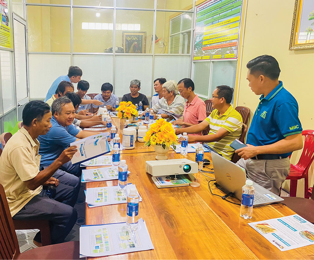 Ông Nguyễn Văn Linh chia sẻ những phản hồi tích cực từ khách hàng đã và đang dùng các sản phẩm Mỹ Bình