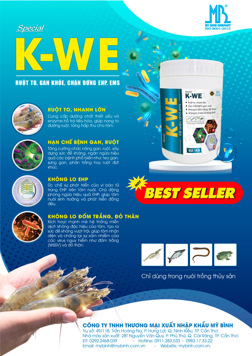 K-WE (Special): Giúp Ruột To Nhanh Lớn, Gan Khỏe, Chặn Đứng EHP, EMS