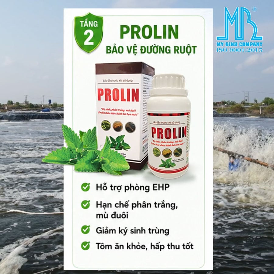 PROLIN - Thảo dược dứt điểm phân trắng trên tôm