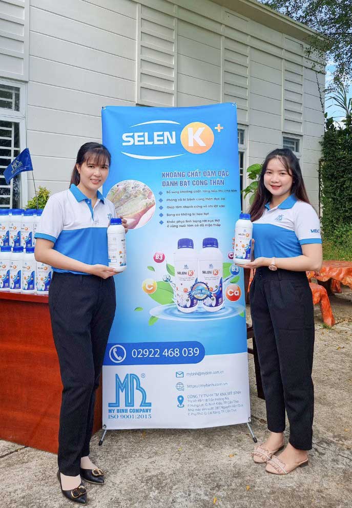 Selen K+ khoáng ăn đậm đặc cho tôm