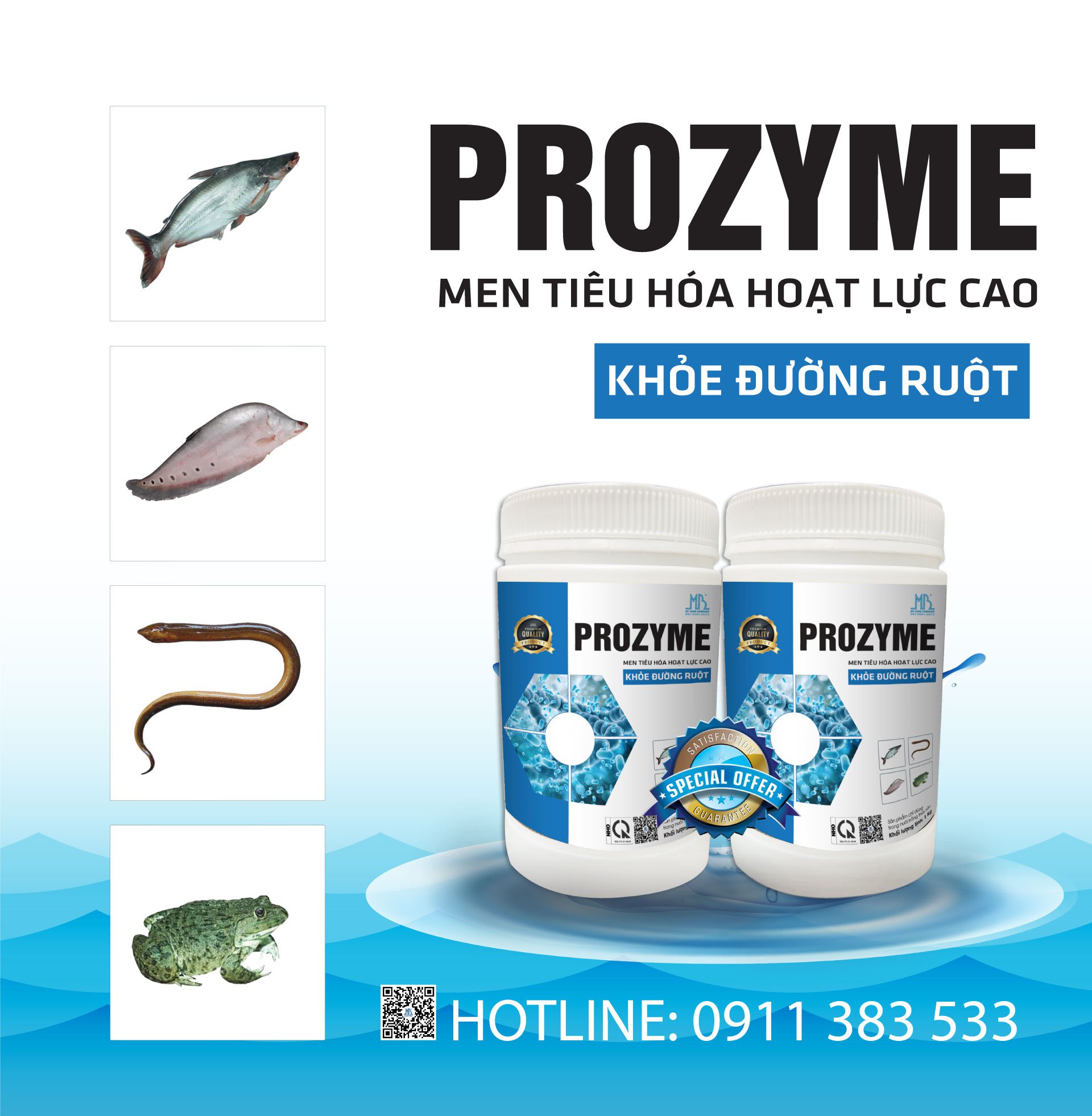 PROZYME - Giúp cá tiêu hóa nhanh, phòng bệnh đường ruột