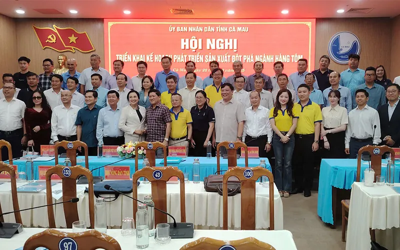 Mỹ Bình tham gia hội nghị triển khai kế hoạch phát triển đột phá ngành hàng tôm tỉnh Cà Mau 2025