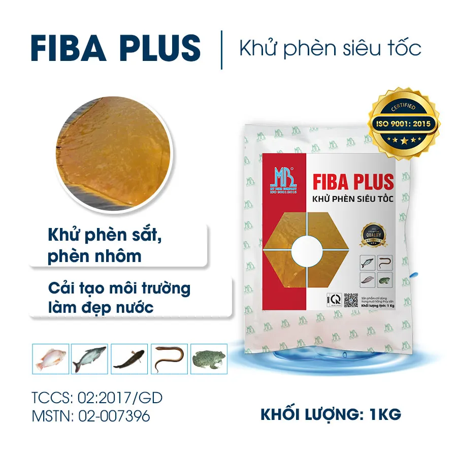 FIBA PLUS - Khử phèn siêu tốc cho ao cá