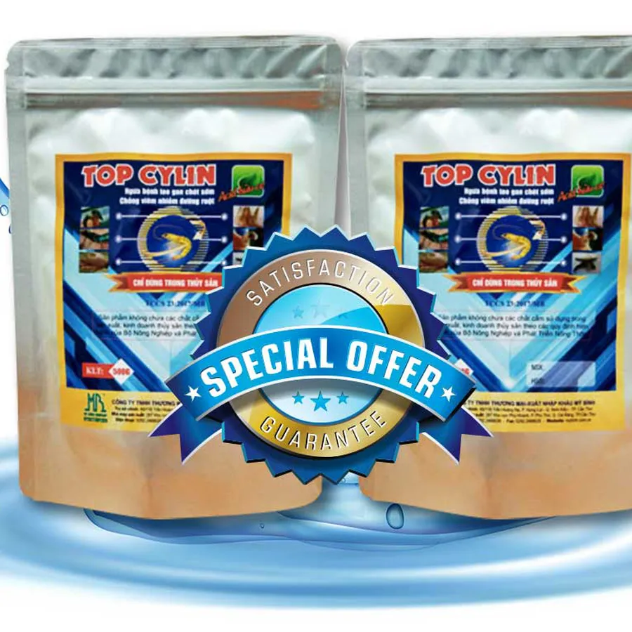 TOP CYLIN - Ngừa bệnh đường ruột cho tôm