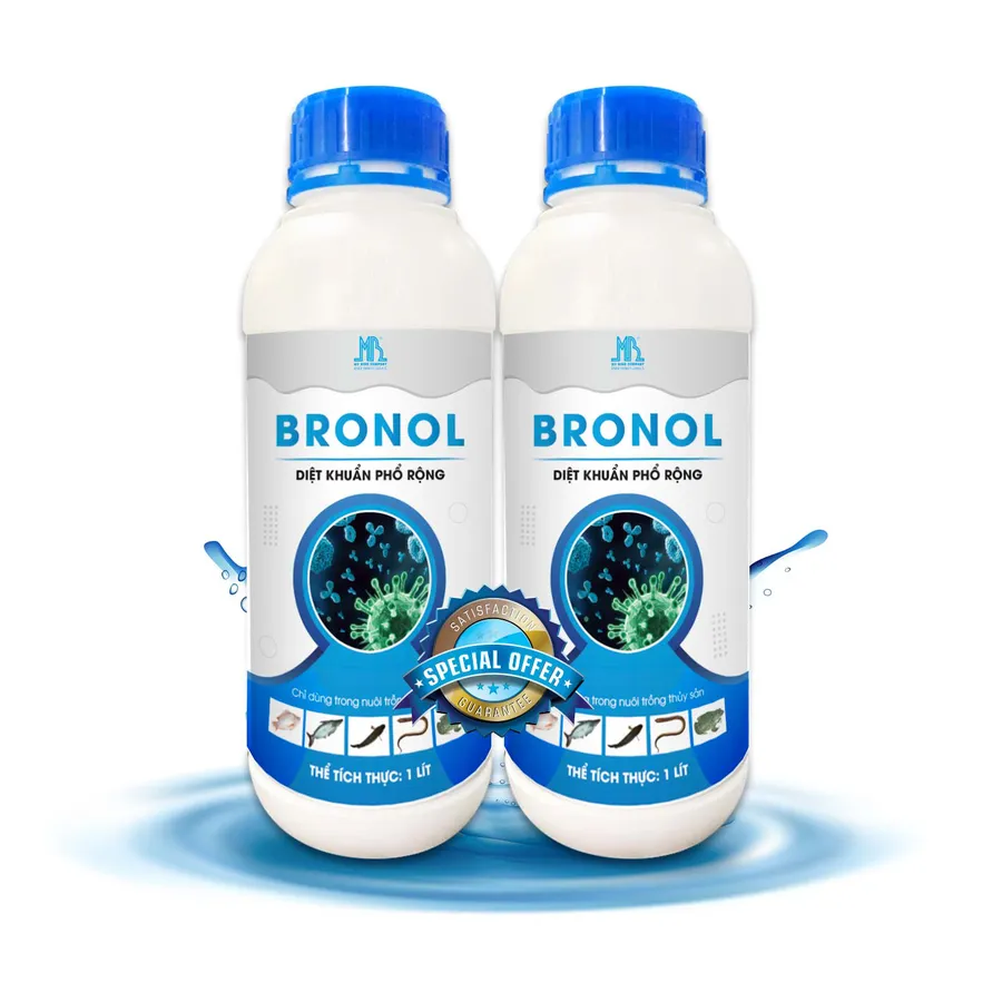 BRONOL - Diệt khuẩn, nấm nguyên sinh động vật ký sinh trùng trong ao cá