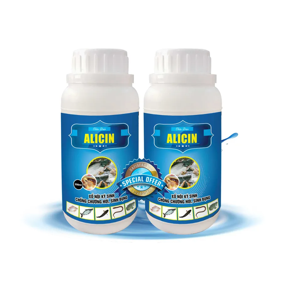 ALICIN -  Cứu tinh đường ruột, xổ nội ký sinh trên cá, lươn, ếch, ba ba
