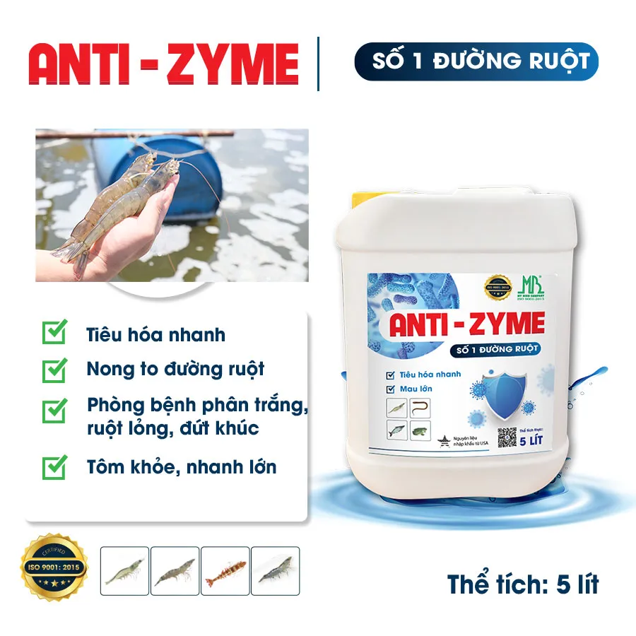 ANTI-ZYME NO1 Digestive booster for shrimp 