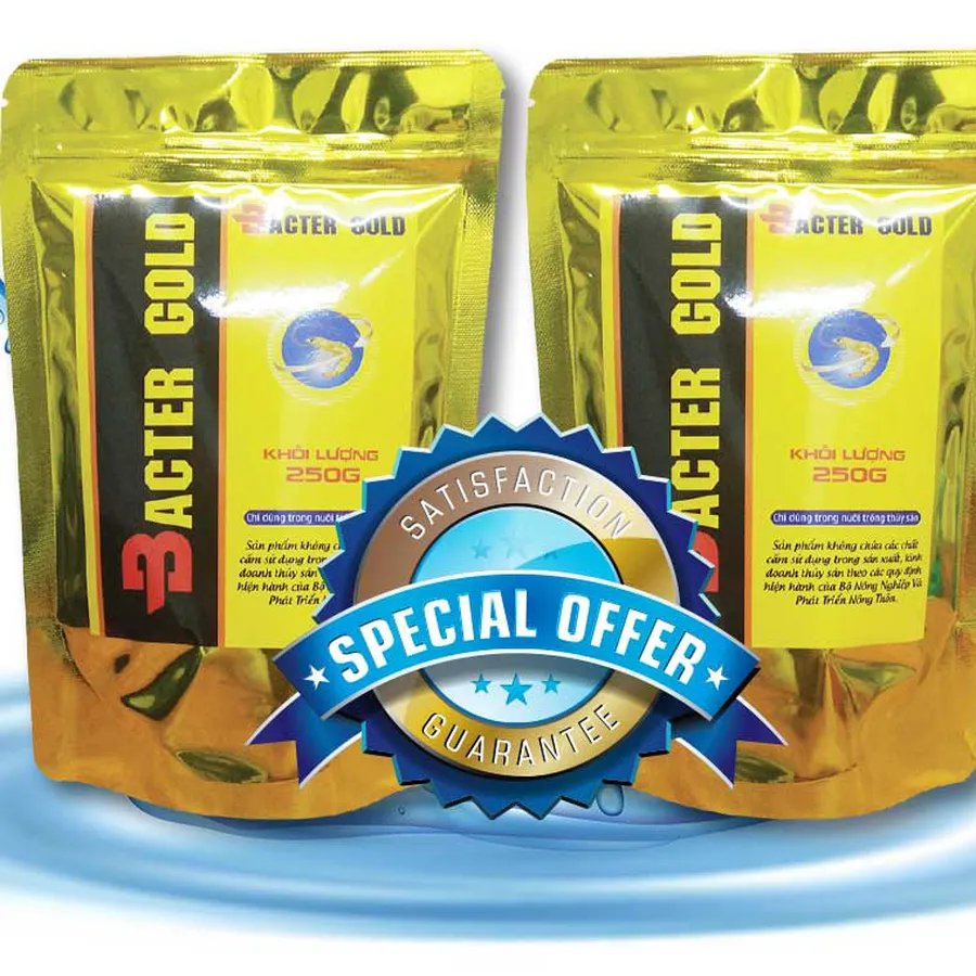 BACTER GOLD - Làm sạch nước ao giảm nhanh khí độc trong ao tôm