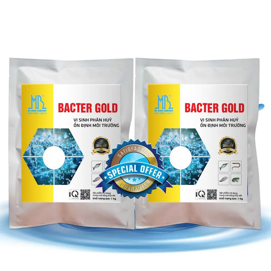 BACTER GOLD - Làm sạch nước ao, giảm nhanh khí độc trong ao cá