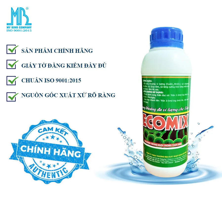 BECOMIX - Phòng bệnh cong thân, đục cơ trên tôm