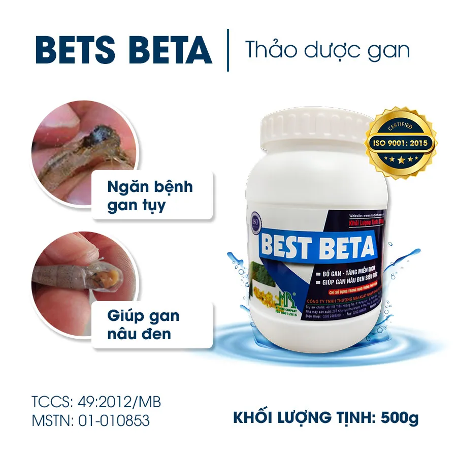 BETS BETA - Bổ gan, tăng miễn dịch cho tôm
