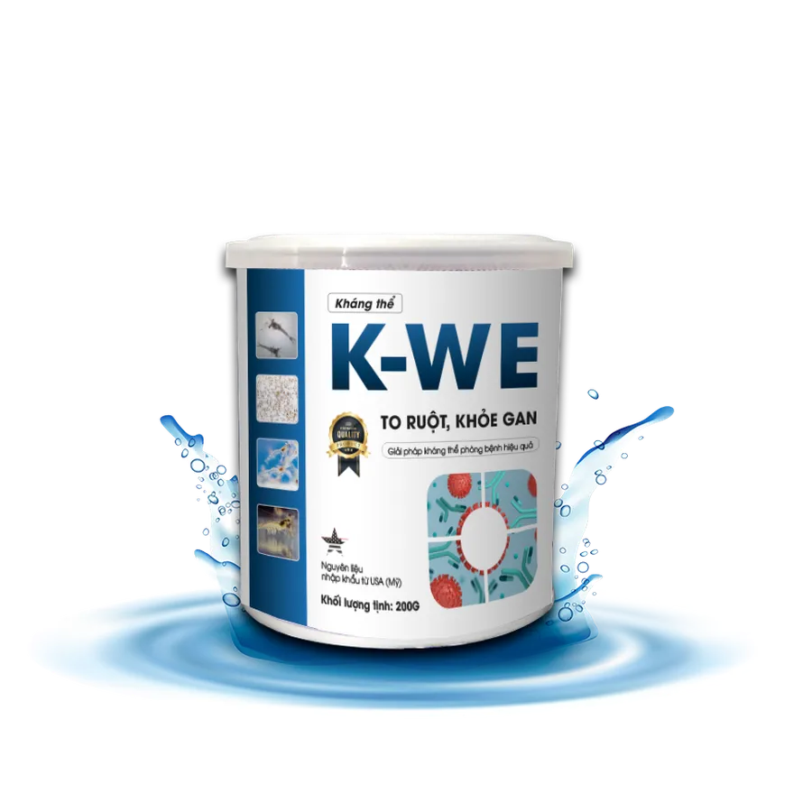 K-WE | Tốt gan, khỏe ruột cho tôm giống