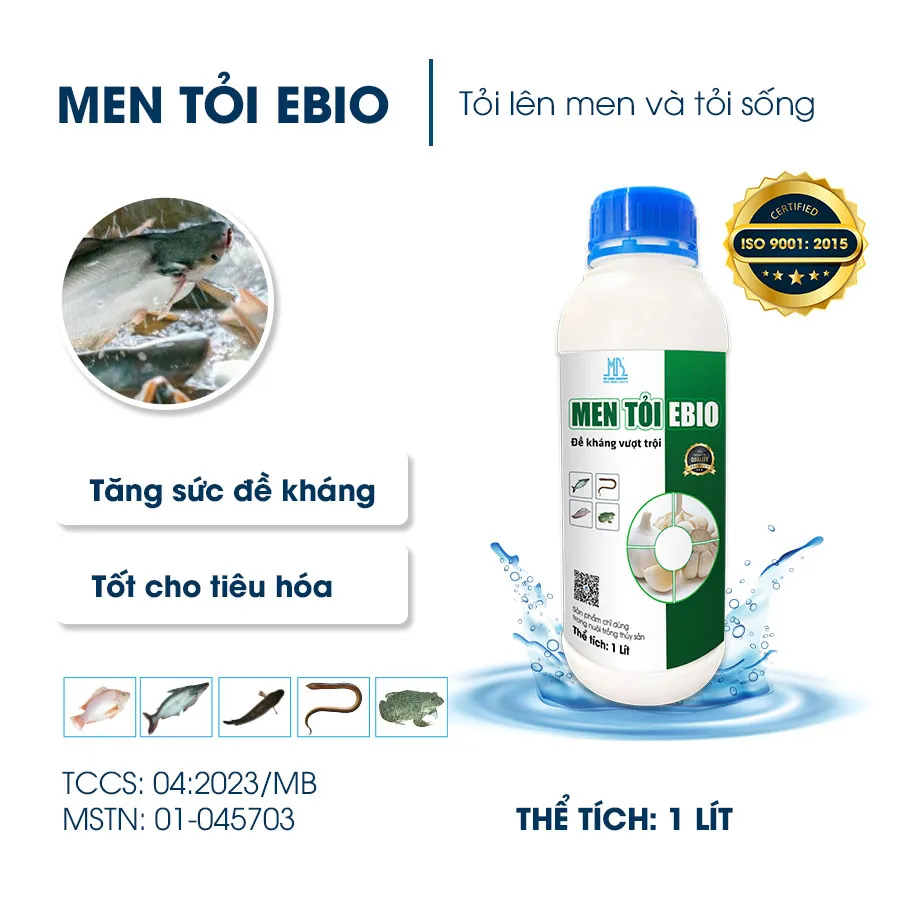 MEN TỎI EBIO - Tỏi lên men và men sống dành cho cá