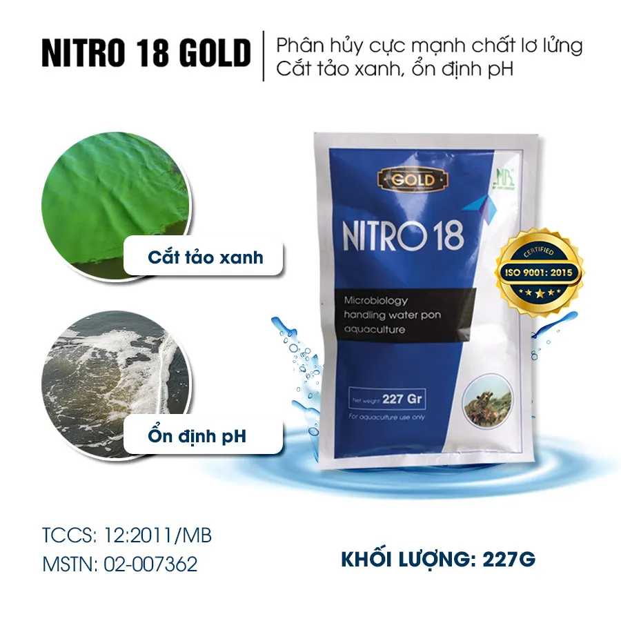 NITRO 18  - Microbiology handling water pond aquaculture