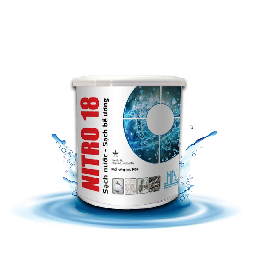 NITRO 18 | Sạch nước, sạch bể ương tôm giống