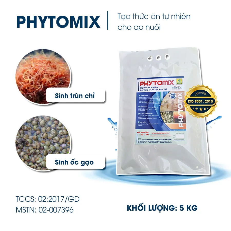 PHYTOMIX - Gây thức ăn tự nhiên cho ao tôm