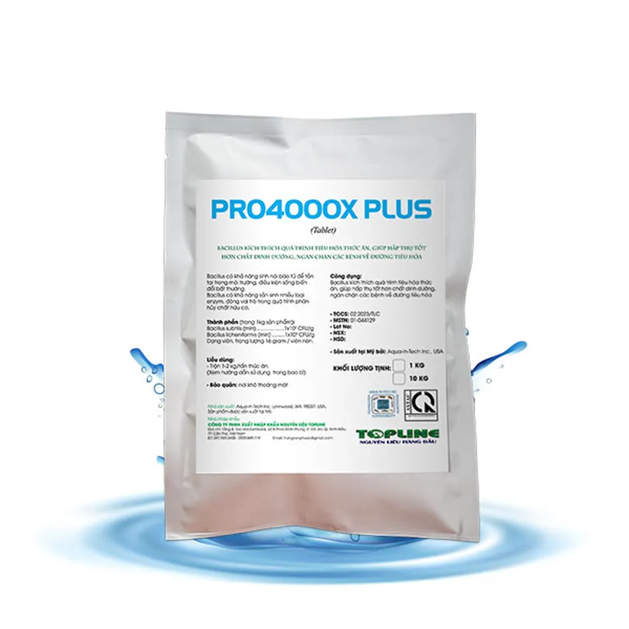 PRO4000X PLUS - Phân hủy cực nhanh bùn đáy, làm sạch ao nuôi