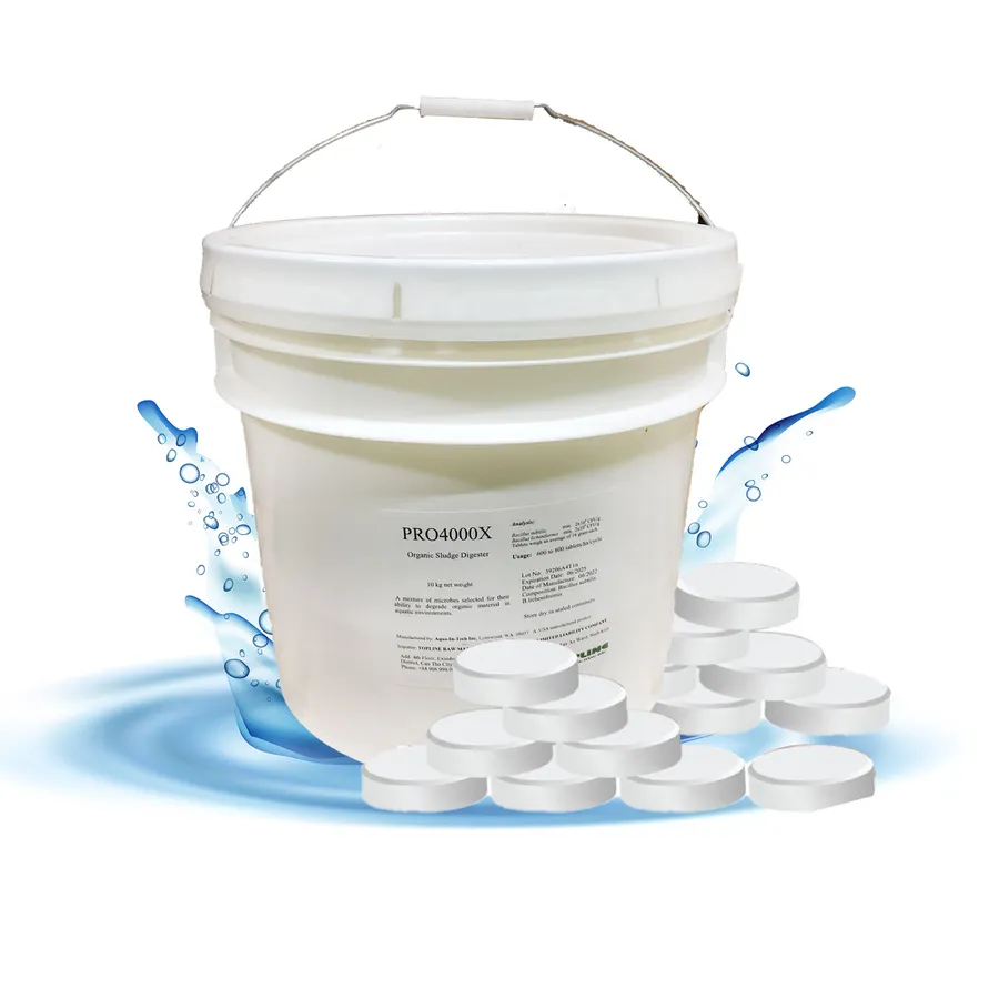 PRO4000X PLUS - Phân hủy cực nhanh bùn đáy, làm sạch ao nuôi