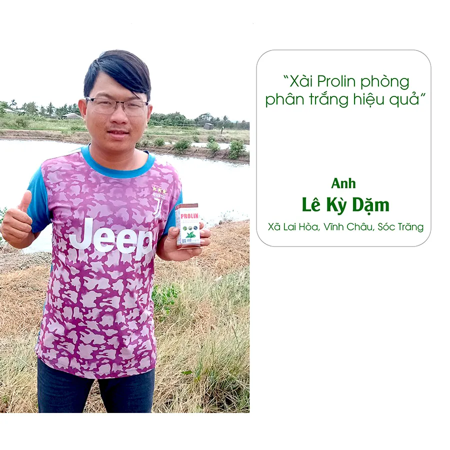 PROLIN - Thảo dược dứt điểm phân trắng trên tôm